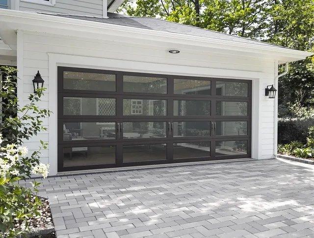 Willimantic Garage Door Repair design specialist presenting custom garage door options to Willimantic homeowner