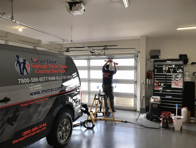 Willimantic Garage Door Repair team performing same-day garage door repair in Willimantic